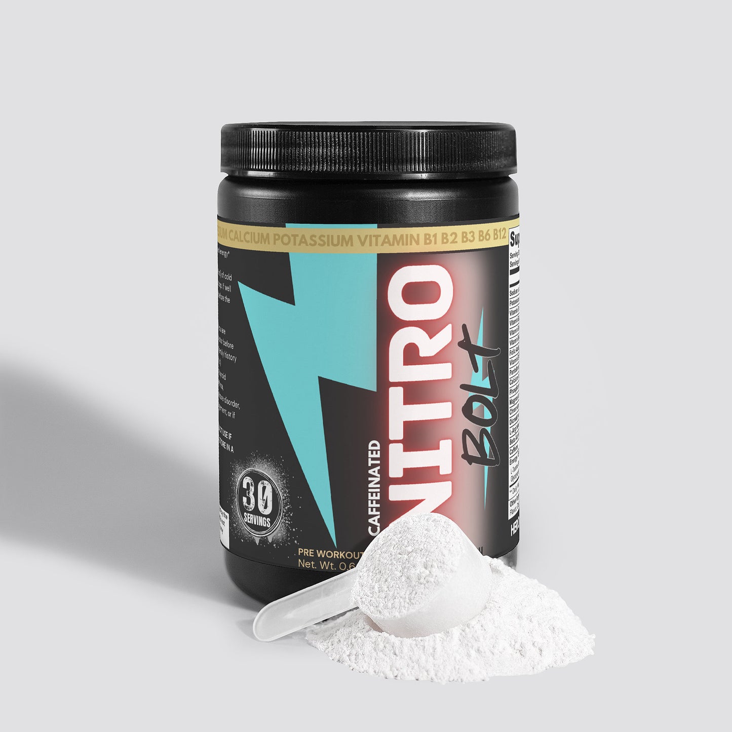 NITRO BOLT PRE-WORKOUT POWDER (FRUIT PUNCH)
